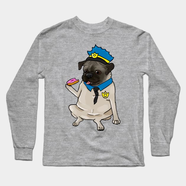 Chief Puggum Long Sleeve T-Shirt by michelleachan